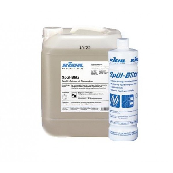 Spul Blitz 10L Kiehl detergent pentru vase cu efect de luciu dupa uscare Spul Blitz 10L Kiehl detergent pentru vase cu efect de luciu dupa uscare